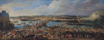 Veduta di Rouen da Saint-Sever, c.1715-20 da Pierre Denis Martin